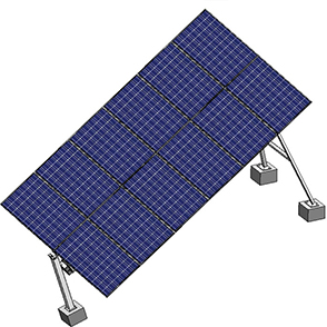 斜單軸光伏支架